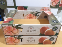 박스도매닷컴,복숭아 4.5kg 칼라박스