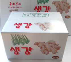 박스도매닷컴,백색코팅 생강10kg 박스